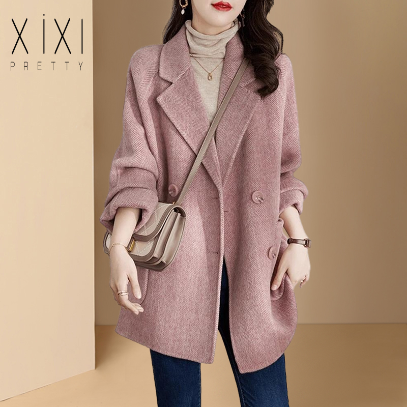 女士品牌毛呢大衣女气质韩版