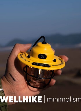 WELLHIKE迷你松果灯 LED充电户外超长续航复古迷你户外灯帐篷灯