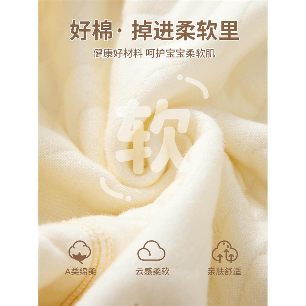 婴儿连体衣纯棉秋冬加厚