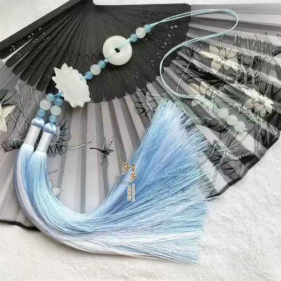 剑穗高档比赛剑穗45CM无静电不抽丝不缠手太极武术高档流苏穗子