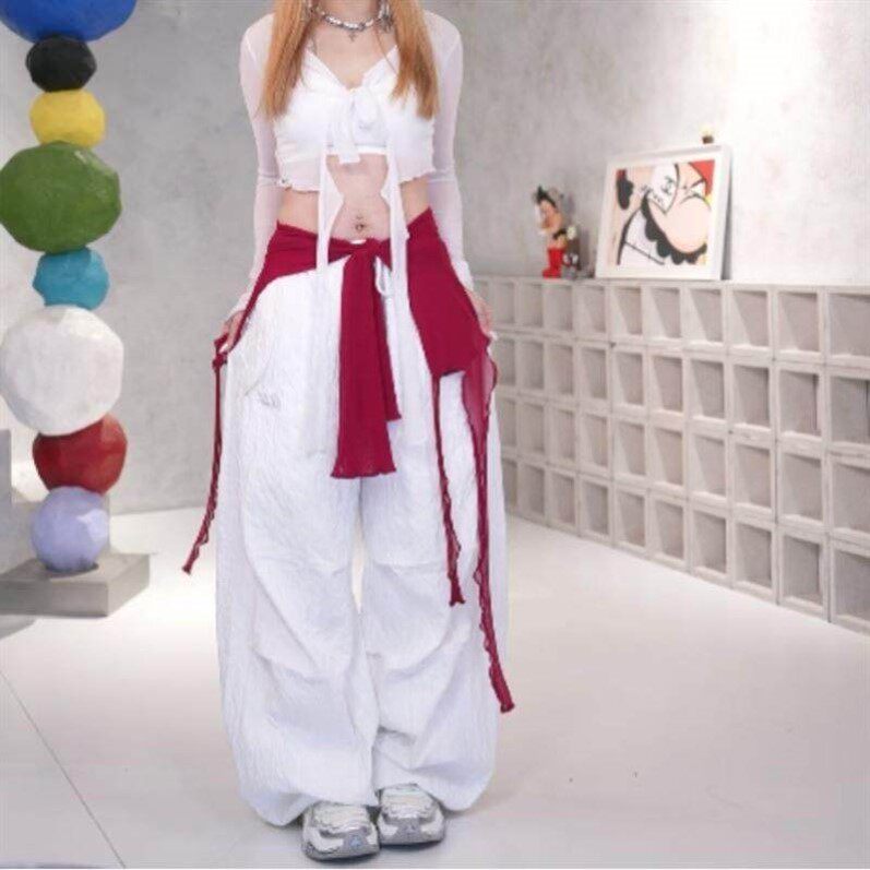 爵士舞屁帘辣妹个性时尚腰搭酷辣上衣jazz穿搭罩衫腰巾开衫流苏