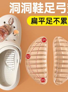 高跟鞋硅胶足弓支撑防滑鞋垫