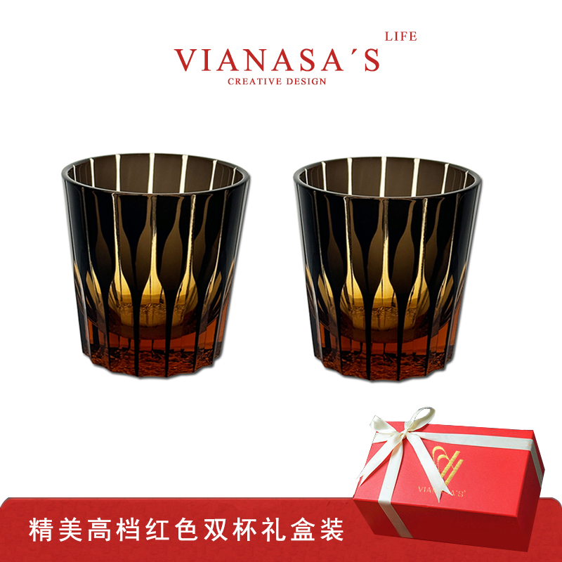 VIANASA'S手工威士忌杯酒杯礼物