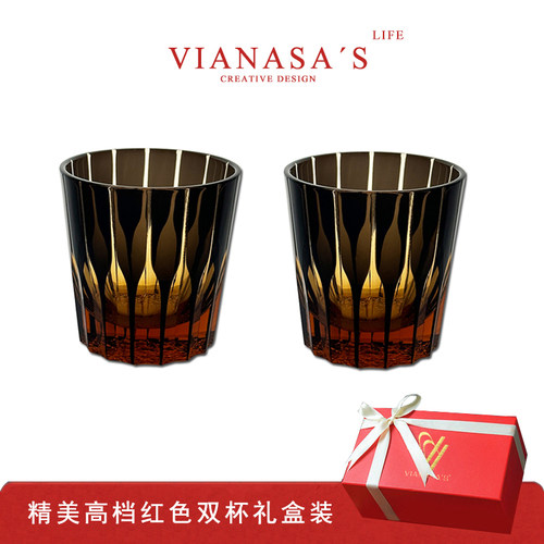 VIANASA'S手工威士忌杯酒杯礼物