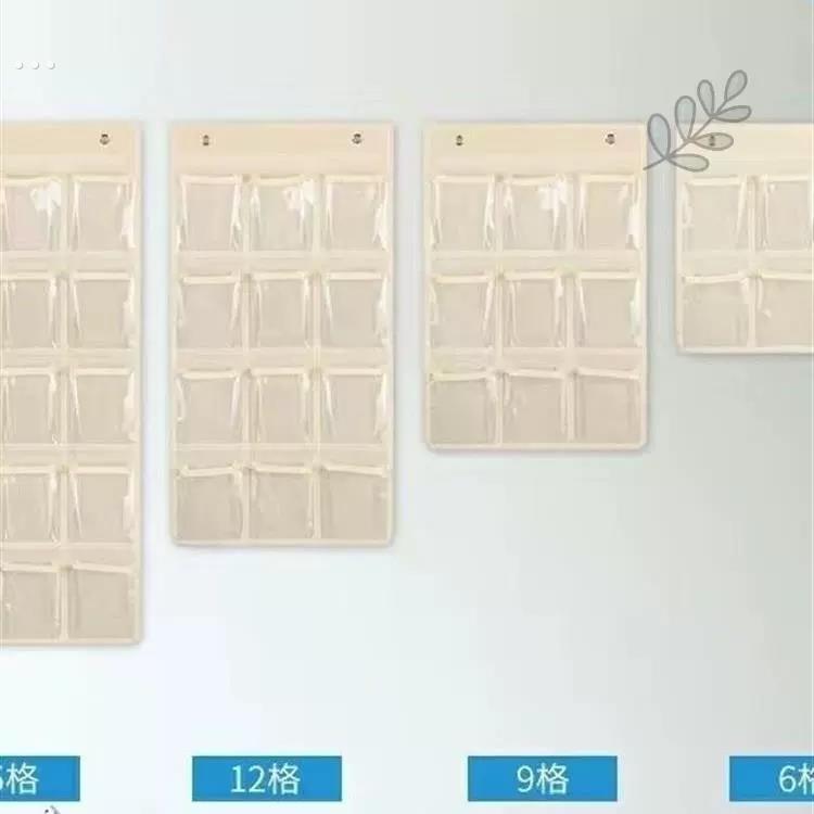 牛津布透明手机收纳袋挂袋接送卡袋手机袋挂墙壁式存放置物袋定做