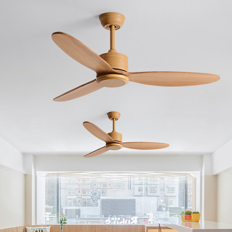 开烨实木无灯批发定制工业电吊扇
