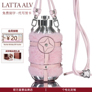 Lattaalvor高档保温杯女士高颜值2026款 大容量水杯子新婚生日礼物