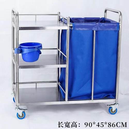 医用不锈钢护理车污物疗
