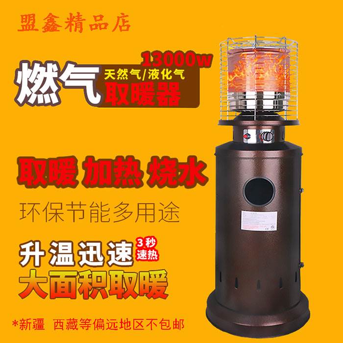 燃气取暖炉节能液化气多功能办公室烤火炉家用室内移动暖气取暖器