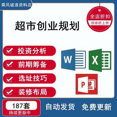 开连锁超市便利店投资分析开业前期筹备选址技巧装修布局效果图