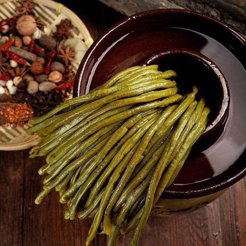 酸豆角四川正宗泡豇豆下饭菜农家腌制老坛缸豆泡菜开味菜小包袋咸菜