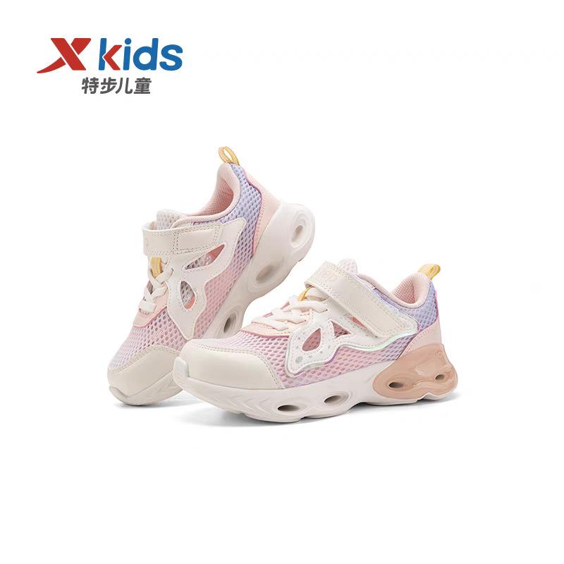 【商场同款】特步儿童夏季新款儿童运动鞋女童鞋子透气跑步鞋小童