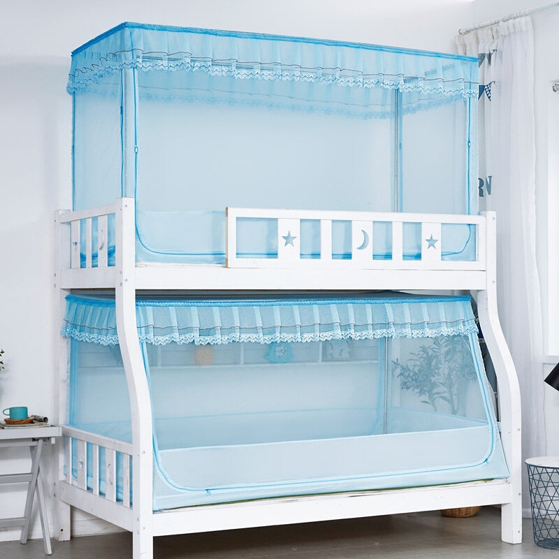 年年好子母床蚊帐梯形上下铺家用双层儿童床高低d上下床宿舍单人,床上用品,蚊帐,淘宝优惠券,粉丝福利购,淘宝优惠卷