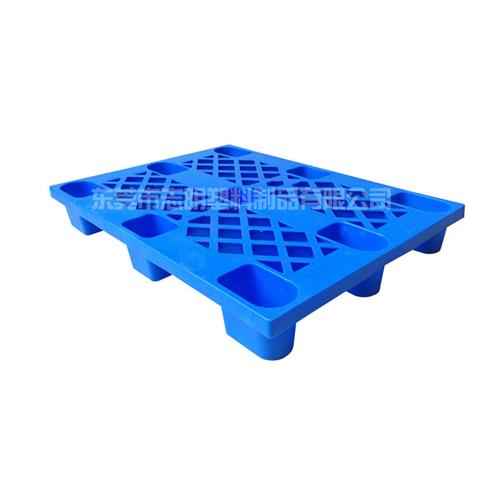 单脚塑料托盘塑料卡九田字货运垫板板双平面o川字塑胶卡板