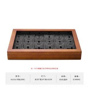 正品诗图高档实木首米饰戒指手镯文玩核桃宝收盒纳盒珠项链盒饰品