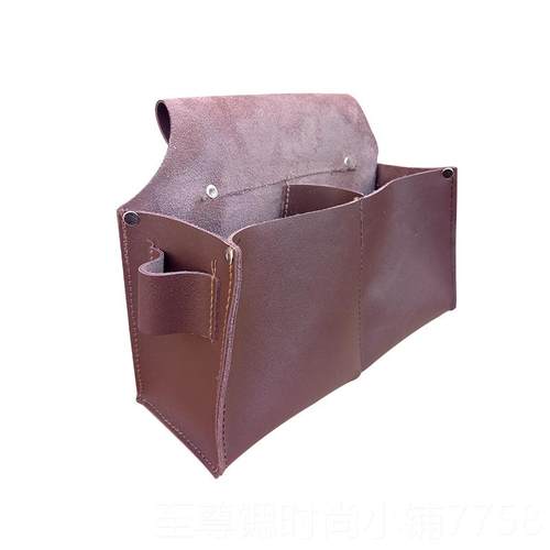 正品牛工皮专腰带式木钉包钉兜钉子袋木工用钉子腰包包木工工具送
