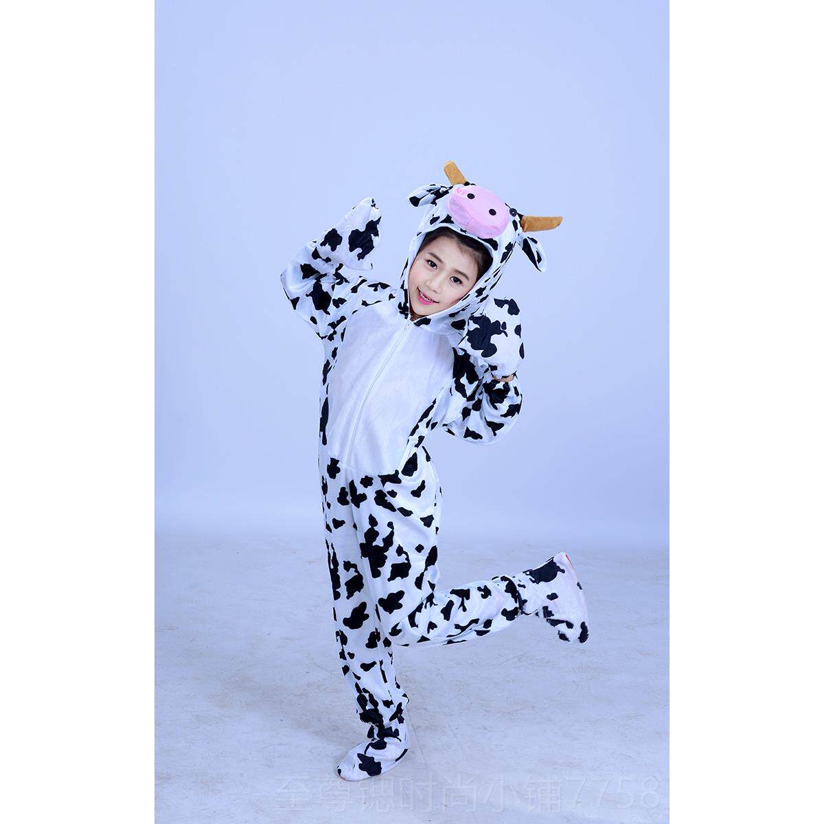 正品儿童猪旦连动物造型舞台体衣演出服表演小奶牛小熊儿童元卡通