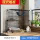 正品 猫笼子大猫咪别墅用间家室内小型猫屋三层猫窝超自由空带厕所