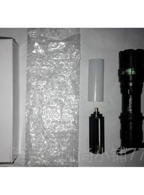 正品18650ledQ战术强手电筒远 机5械无极变焦光 射可充电防水包邮