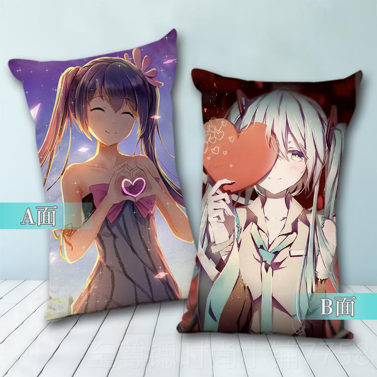 正品初音ik礼u动漫抱枕双面含枕芯可定制 二 次元周M边抱枕生日物