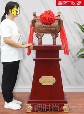 正品鼎摆件公司礼业乔开迁上市品饰工厂办公室前台大厅门口落地装