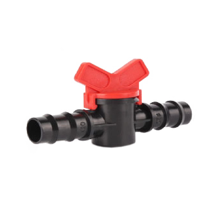 大棚倒挂20mmPE4分管进水开关球阀弯头三通堵头内外丝牙接头配件