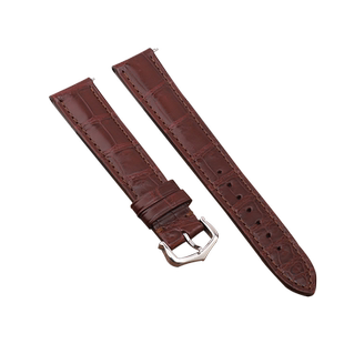 适配原装Cartier卡地亚手表带女Santos-Dumont系列杜蒙鳄鱼皮表带