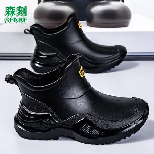 防滑防水厨房软底耐磨水鞋