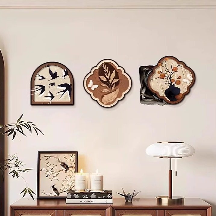 中古风入户门亚克力装饰贴画插座补洞墙面贴孔盖窟窿划痕遮挡美化,家居饰品,软装墙贴,淘宝优惠券,粉丝福利购,淘宝优惠卷