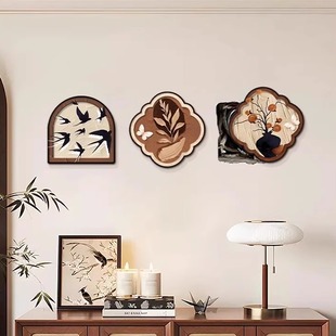 中古风入户门亚克力装饰贴画插座补洞墙面贴孔盖窟窿划痕遮挡美化