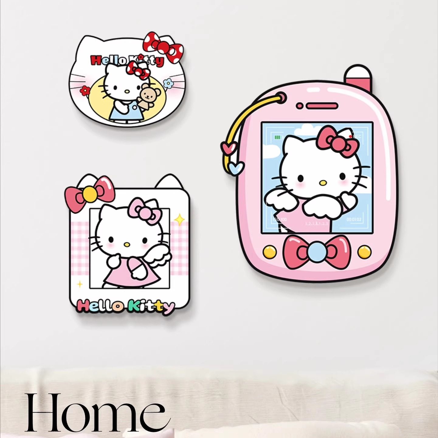 hellokitty凯蒂猫补洞墙面贴遮丑装饰贴画门上瓷砖孔盖遮挡美化贴,家居饰品,软装墙贴,淘宝优惠券,粉丝福利购,淘宝优惠卷