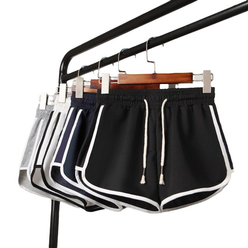 运动短裤女夏季宽松休闲跑步健身外穿高腰阔腿显瘦大码居家睡