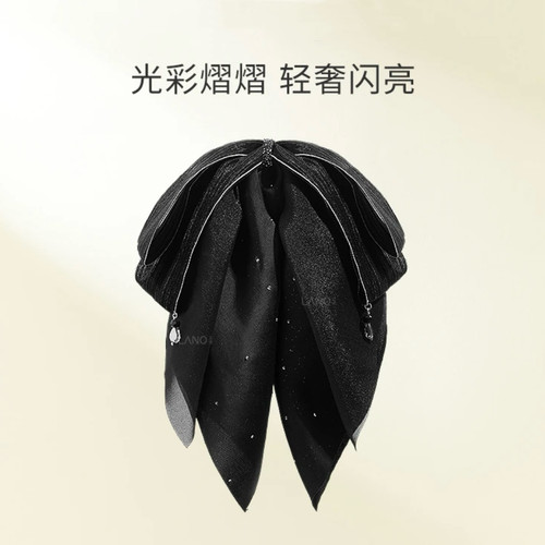【星熠】时尚百搭简约多层蝴蝶结抓夹后脑勺发夹鲨鱼夹发饰马尾夹