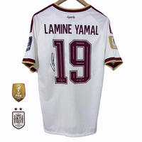 26. The lamine yamal football jersey of Spain was stamped and signed away thumbnail 2