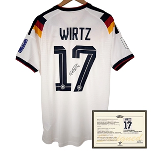 26德国主场维尔茨wirtz 球员版 印签签名球衣soccer jersey