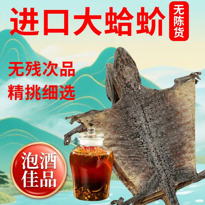 蛤蚧一对特大中药饮片药材国药蛤蚧干一公一母药房官方旗舰店