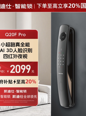 凯迪仕（KAADAS）银河Q20F Pro人脸识别智能门锁