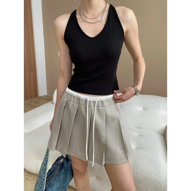 司南 自带胸垫一体 舒适天丝棉挂脖式V领遮副乳吊带背心 SN7447,女装/女士精品,抹胸,淘宝优惠券,粉丝福利购,淘宝优惠卷