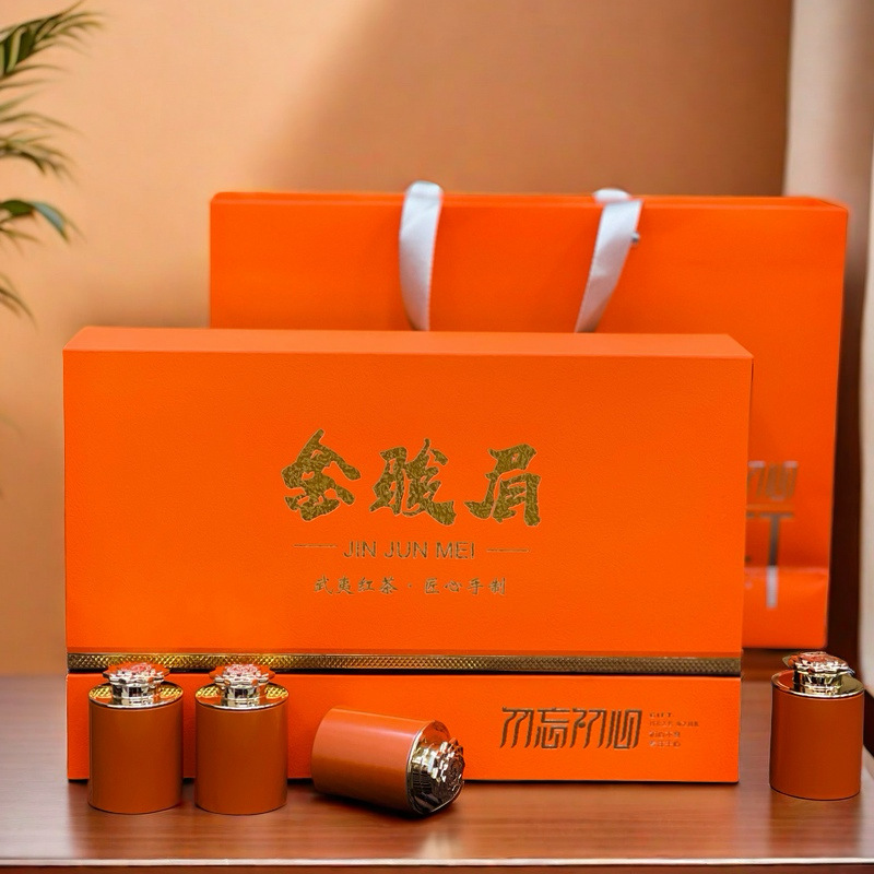 八马茶业武夷山金骏眉红茶18小罐正山小种过年送礼新茶礼盒装茶叶