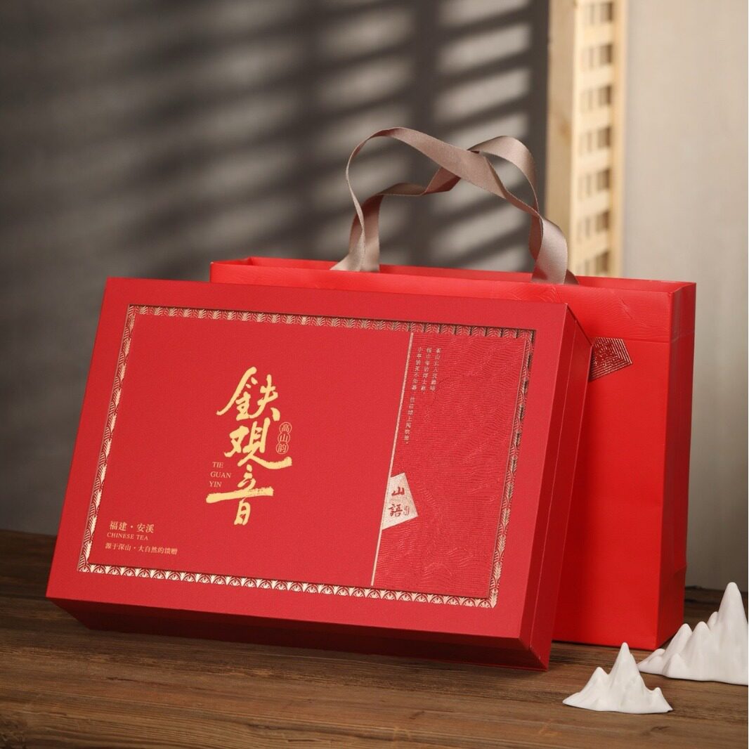 八马茶业新茶安溪铁观音送礼兰花香清香小袋礼盒装高山茶乌龙茶50