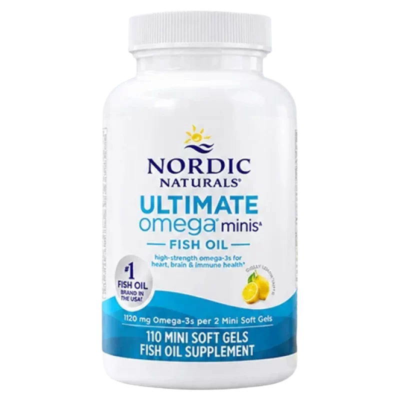 美国NordicNaturals挪威小鱼迷你鱼油软胶囊Omega3成人高纯度胶囊