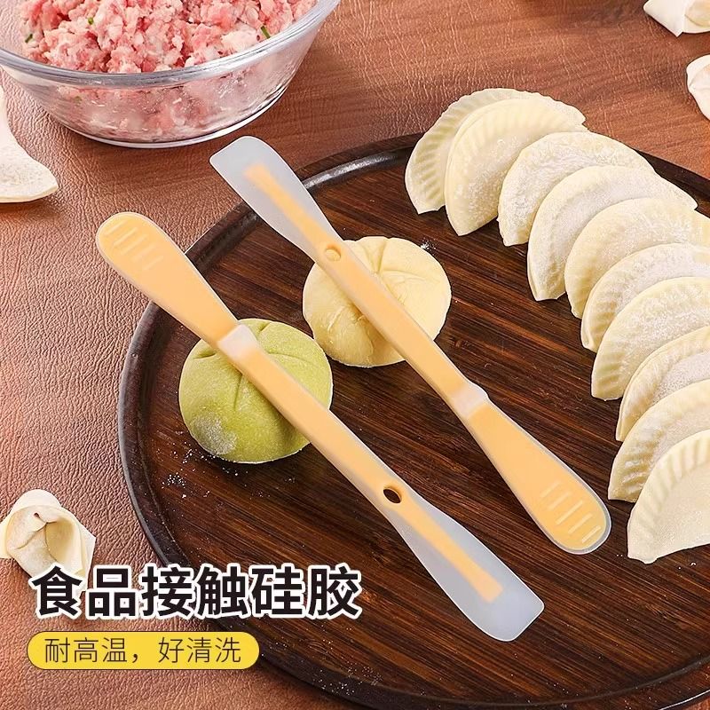 食品级硅胶挑馅勺二合一双头饺子