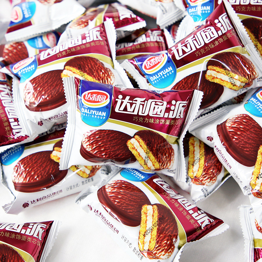 达利园派巧克力派整箱即食小面包夹心蛋糕学生早餐包零食夜宵点心