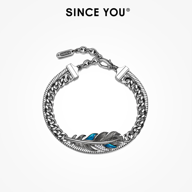 sinceyou自由之羽手链男女同款