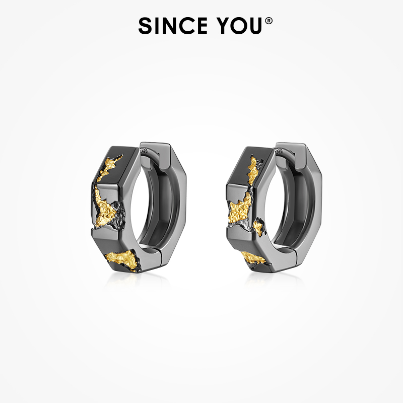 sinceyou金矿耳环男高级感