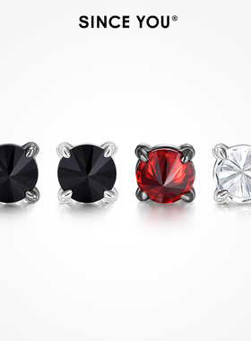 Since You龙爪耳钉男黑色锆石潮酷痞帅耳环小众高级感气质耳饰女