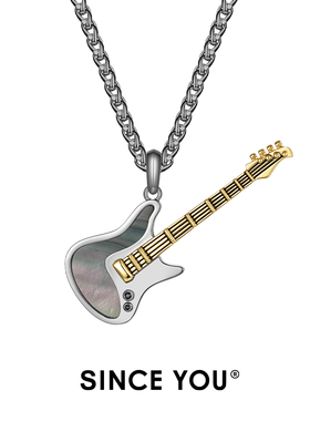 sinceyou银河吉他项链男朋克风