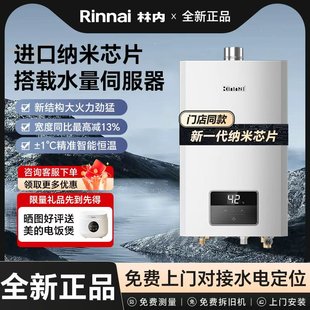 16E53G RUS 家用强排式 燃气热水器 Rinnai 恒温室内强排式 林内