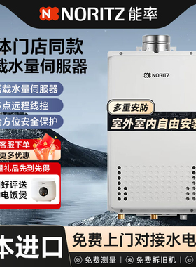 NORITZ能率燃气热水器GQ-2037WS-H室内强排恒温20升24升日本进口