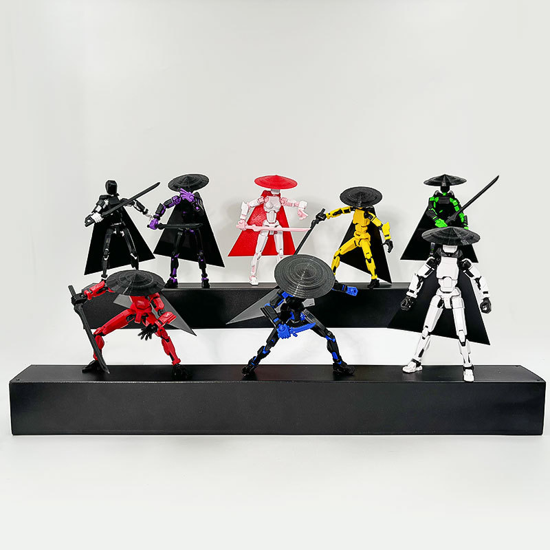 多关节人偶磁吸侠客行3D打印